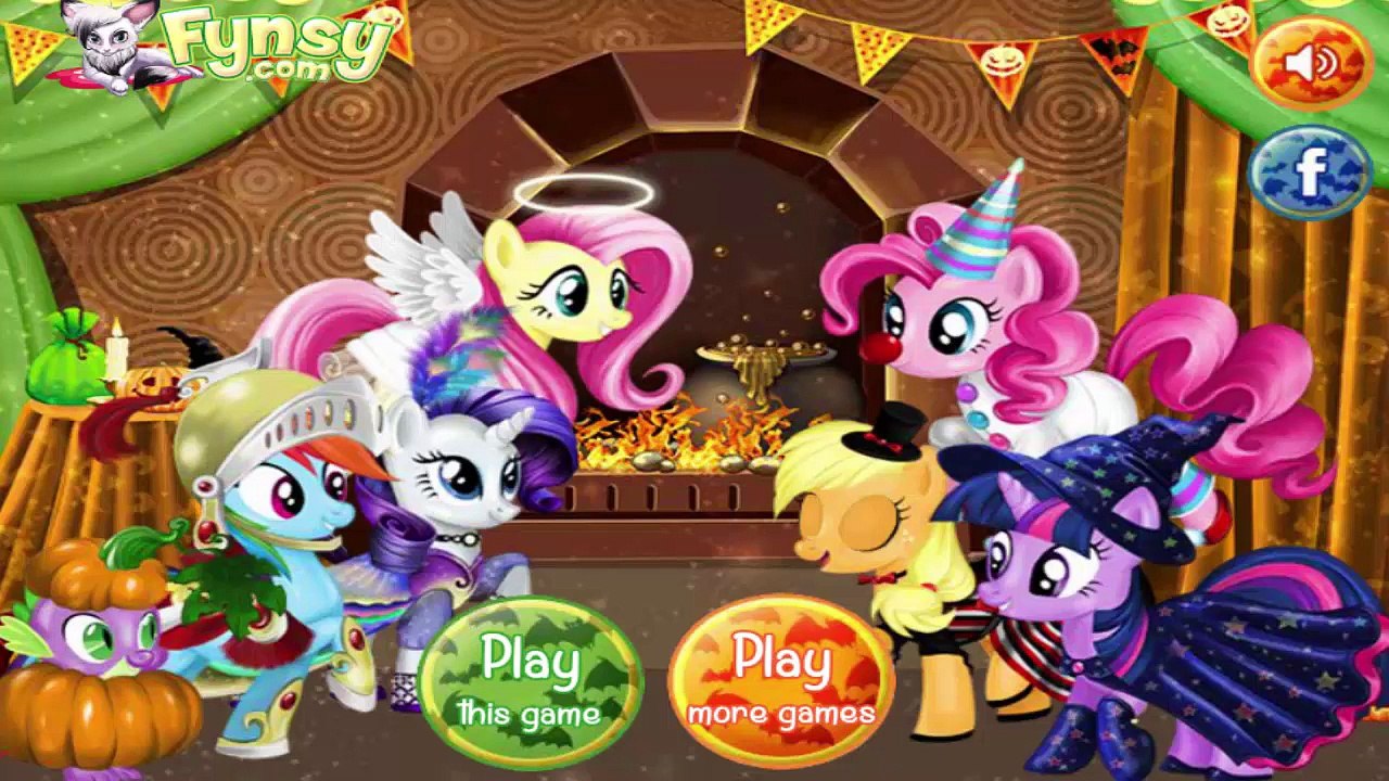 My Little Pony Halloween Party Video - New My Little Pony Games For Kids
