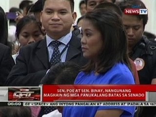 QRT: Sen. Poe at Sen. Binay, nangunang maghain ng mga panukalang batas sa senado