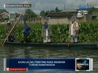 Saksi: Ilang lalaki, parating naka-maskara tuwing nangingisda