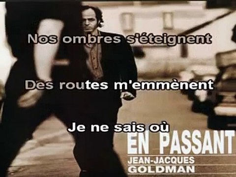 Jean-Jacques Goldman - En passant KARAOKE / INSTRUMENTAL