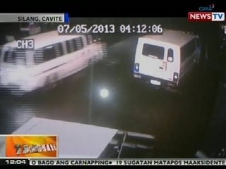 BT: Pag-carnap sa van ng isang pulis sa Silang, Cavite, na-hulicam
