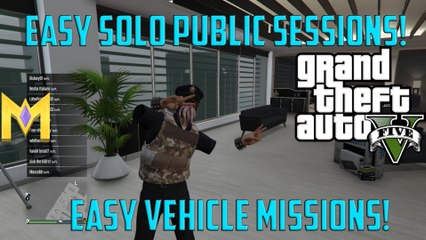 GTA 5 Online Glitches - SOLO Public Session GLITCH - "Easy Solo Public Sessions"