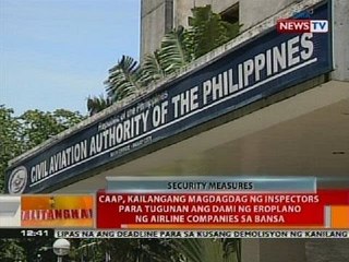 BT: CAAP, kailangang magdagdag ng inspectors