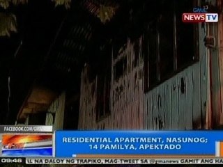 NTG: Residential apartment sa Makati, nasunog