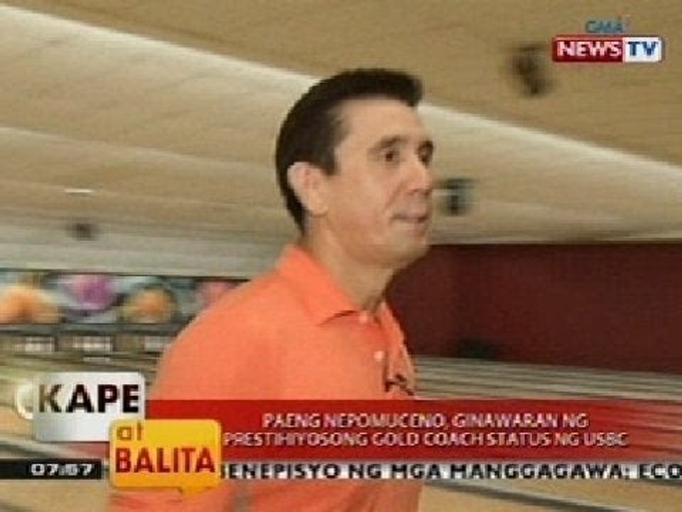 KB: Paeng Nepomuceno, ginawaran ng prestihiyosong Gold Coach Status ng USBC