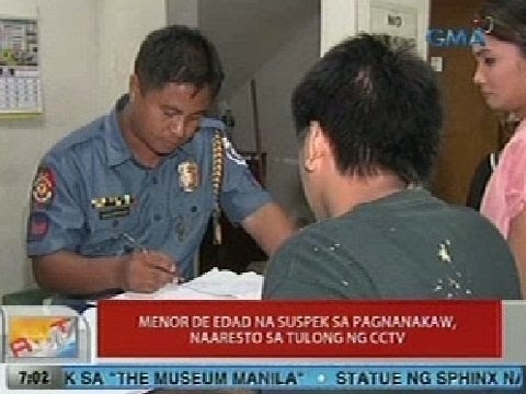 UB: Menor de edad na suspek sa pagnanakaw sa Pasig, naaresto sa tulong ng CCTV