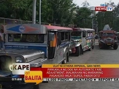 KB: Panukala ng DOE na automatic fare adjustment, inalmahan ng maraming pasahero