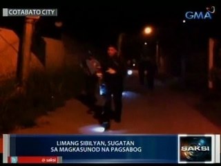 Saksi: 5 sibilyan, sugatan sa magkasunod na pagsabog sa Cotabato City