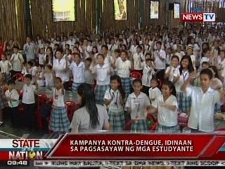 SONA: Kampanya vs dengue at leptospirosis, idinaan sa pagsasayaw ng mga estudyante sa QC