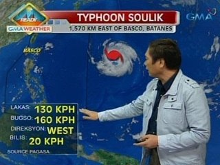 24Oras: Typhoon 'Soulik', posibleng pumasok sa PAR bukas