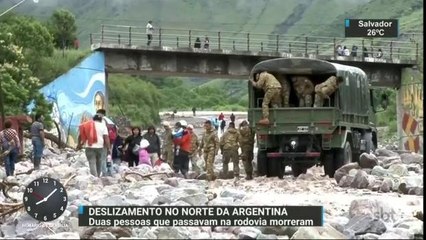 Brasileiros ficam 26 horas isolados após desmoronamento na Argentina
