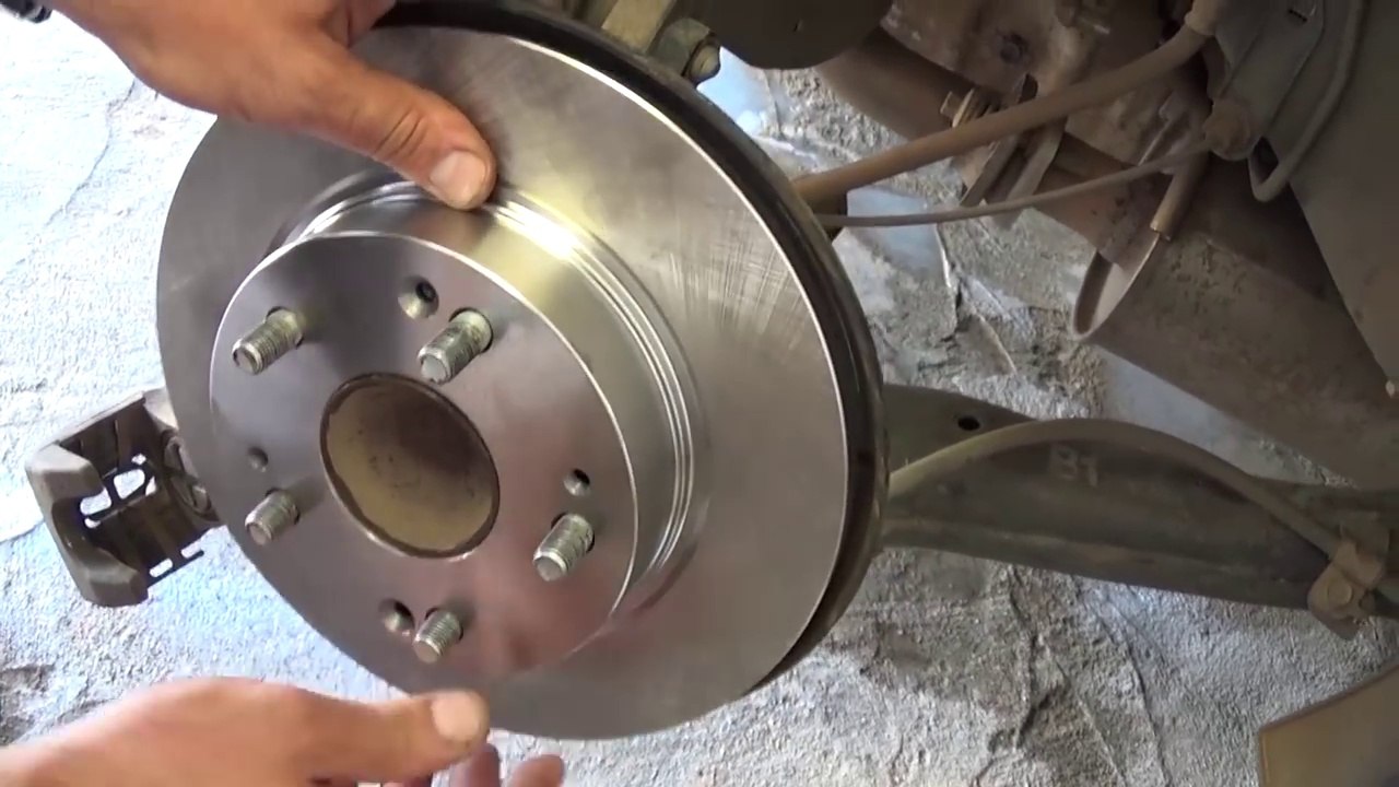 Honda Civic Rear Brake Pads and Rotors Replacement 2006 2007 2008 2009 2010 2011