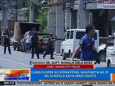 NTG: Panayam kay Davao City police chief, Sr. Supt. Ronald Dela Rosa, kaugnay sa nangyaring shootout