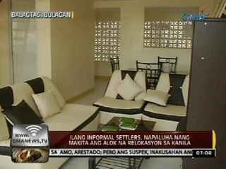 24 Oras: Ilang informal settlers, napaluha nang makita ang alok na relokasyon sa kanila