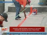 UB: Orange Lane Program: Ihihiwalay ang mga vendor sa daanan ng mga pedestrian