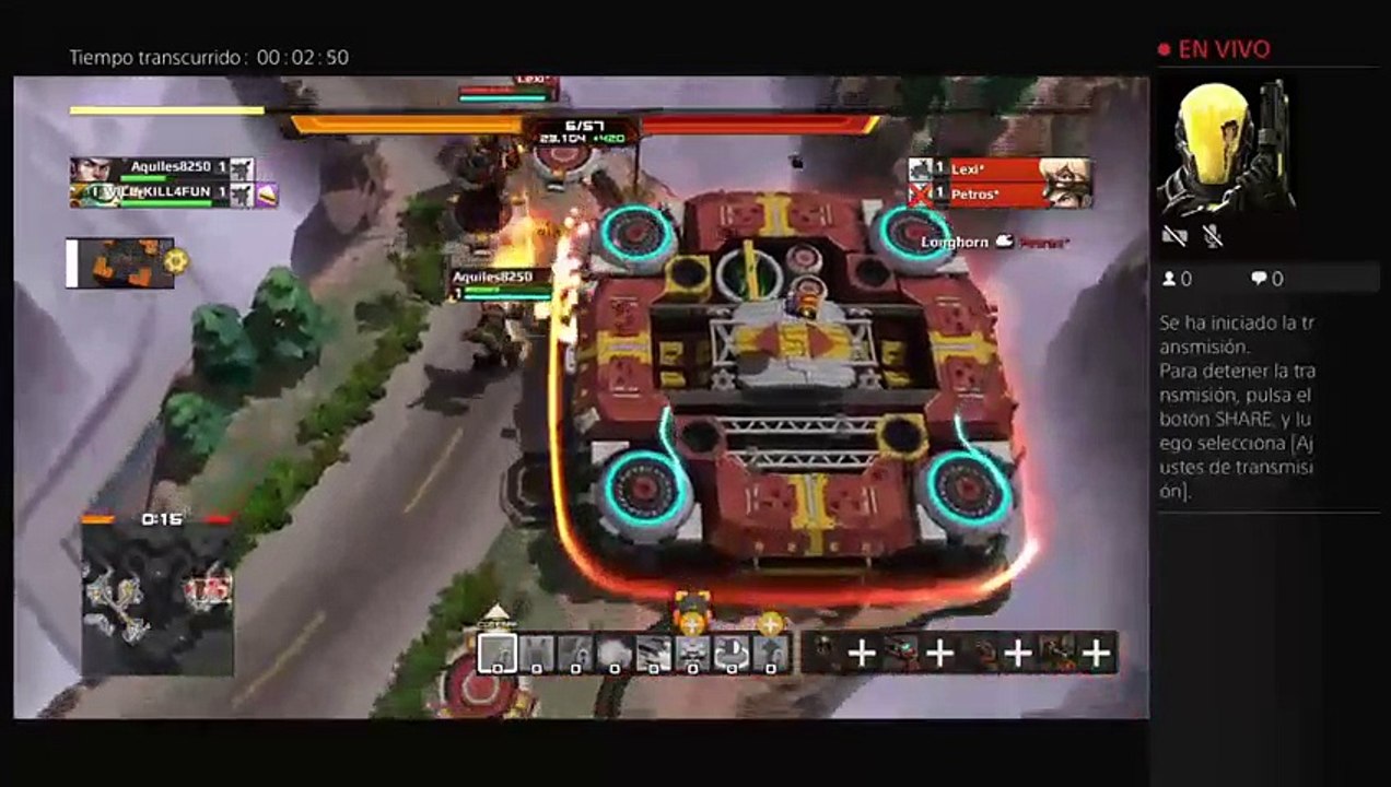 Transmisión de PS4 en vivo de Aquiles8250