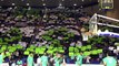 Le tifo de 8000 personnes au Palais des sports pour Elan Béarnais - CSP Limoges