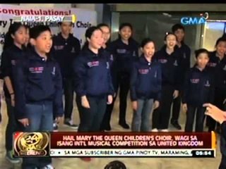 24 Oras: Hail Mary the Queen Children's Choir, wagi sa isang int'l musical competition sa U.K.
