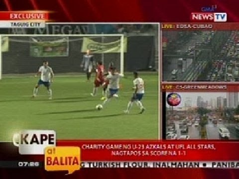 KB: Exclusive: Charity game ng U-23 Azkals at UFL All Stars, nagtapos sa score na 1-1