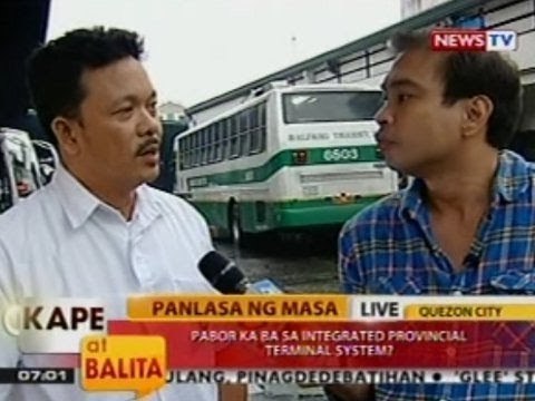 KB: Panlasa ng Masa: Pabor ka ba sa Integrated Provincial Terminal System?