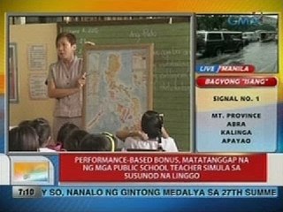 UB: Performance-based bonus, matatanggap na ng mga public school teacher simula sa susunod na linggo
