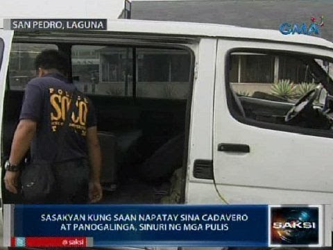 Saksi: Sasakyan kung saan napatay ang lider at miyembro ng Ozamiz Robbery Group, sinuri ng mga pulis