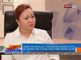 NTG: Janet Lim-Napoles, itinangging sangkot siya sa umano'y bilyun-bilyong pork barrel scam