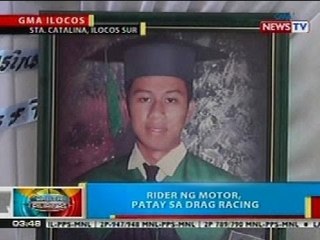 BP: Rider ng motor sa Ilocos Sur, patay sa drag racing
