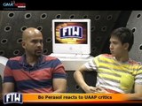 FTW: Bo Perasol reacts to UAAP critics