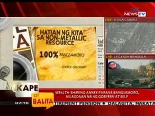KB: Wealth-sharing annex para sa Bangsamoro, nilagdaan na ng gobyerno at MILF
