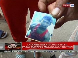 QRT: Lalaking nakatulog sa riles sa Makati, patay nang masagasaan ng tren