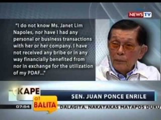 KB: Sen. Santiago, pinagle-leave of absence ang mga idinadawit na senador sa scam