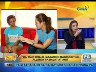 Unang Hirit: FDA, nagbabala sa paggamit ng hair chalk