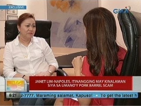 UB: Janet Lim-Napoles, itinangging may kinalaman siya sa umano'y pork barrel scam