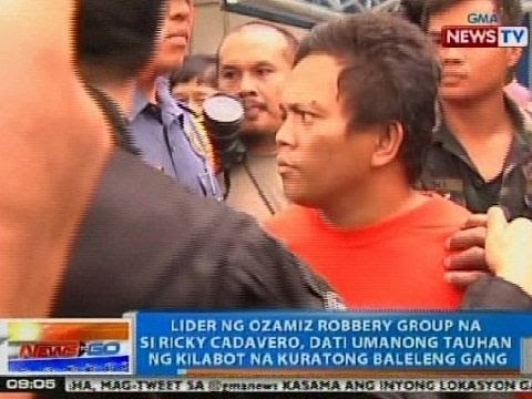 NTG: Lider ng Ozamiz Robbery Group, dati umanong tauhan ng kilabot na Kuratong Baleleng Gang