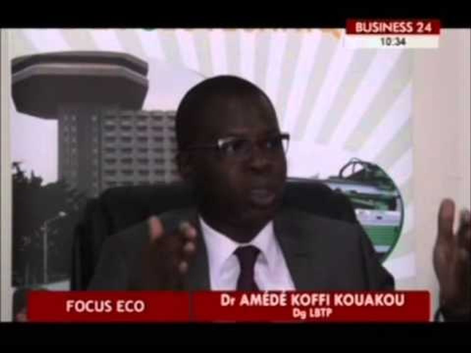 BUSINESS24 Focus Eco  / Conference de presse : Des jeunes africains a la Géotechnique