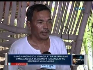 Ilang mangingisda, ikinagulat na kasama sila sa mga umano'y tumanggap ng benepisyo mula sa DAR