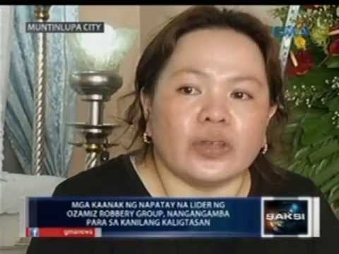 Mga kaanak ng napatay na lider ng Ozamiz Robbery Group, nangangamba para sa kanilang kaligtasan