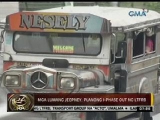 24 Oras: Mga lumang jeepney, planong i-phase out ng LTFRB