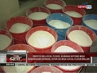 Presyo ng local flour, bumaba nitong mga nakaraang buwan, ayon sa mga local flour miller