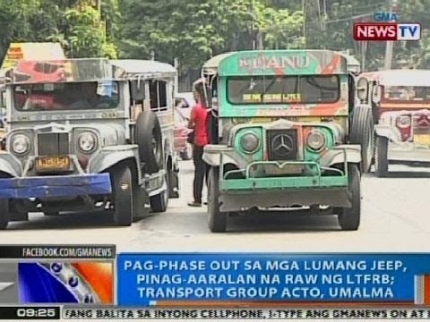 NTG: Pag-phase out sa mga lumang jeep, pinag-aaralan na raw ng LTFRB