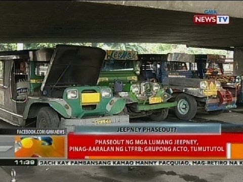 BT: Phaseout ng mga lumang jeepney, pinag-aaralan ng LTFRB; Grupong Acto, tumututol