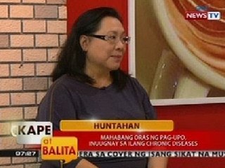 KB: Huntahan: Mahabang oras ng pag-upo, inuugnay sa ilang chronic diseases (Part 2)