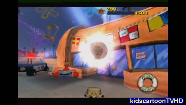 SpongeBob SquarePants - Angry Birds Gameplay | Baby Games Toys