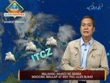 24Oras: Malaking bahagi ng bansa, magiging maulap at may pag-ulan bukas