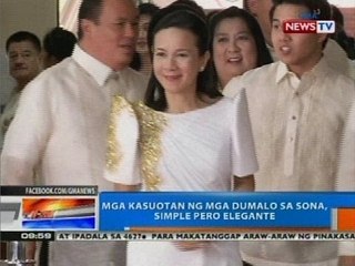 NTG: Mga kasuotan ng mga dumalo sa SONA, simple pero elegante