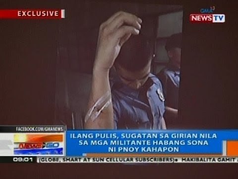 NTG: Ilang pulis, sugatan sa girian nila sa mga militante habang SONA ni PNoy kahapon