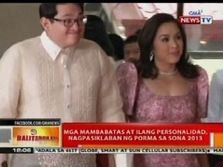 BT: Mga mambabatas at ilang personalidad, nagpasiklaban ng porma sa SONA 2013