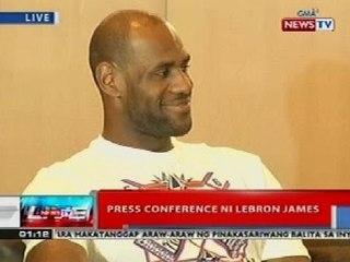 NTL: Presscon ni Lebron James sa Makati