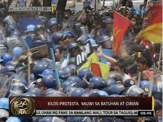 24 Oras: Kilos protesta, nauwi sa batuhan at girian